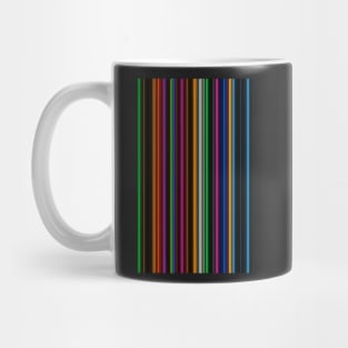 Geometric neon lights vertical pattern Mug